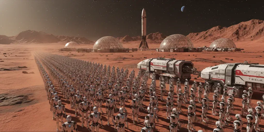 Robots, Starlink, and Mars Colonization: Musk's Vision for Tesla May Be Delayed, But Never Absent